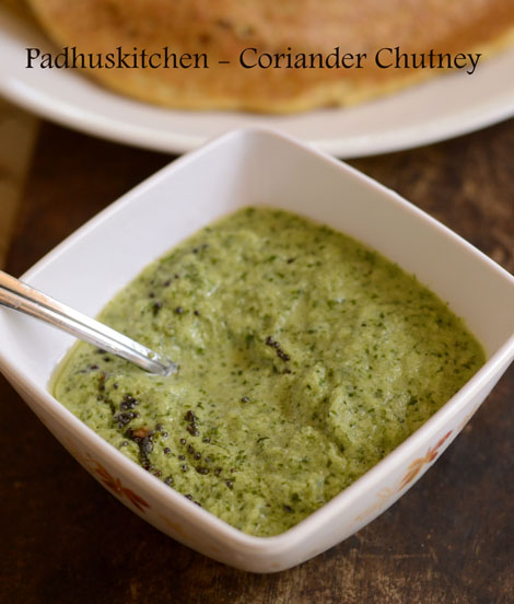 Coriander Chutney Kothamalli Chutney Recipe With Onions