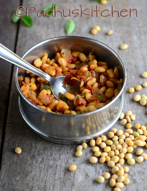 Soya Beans Dry Curry Masala