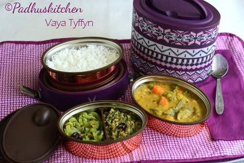 Vaya Tyffyn Wool Copper-Finished steel Lunch Box with Bagmat,1000