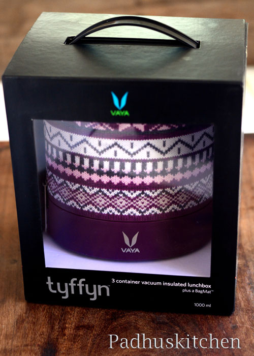 Unboxing: Vaya tyffyn - a premium vacuum-insulated tiffin-box to