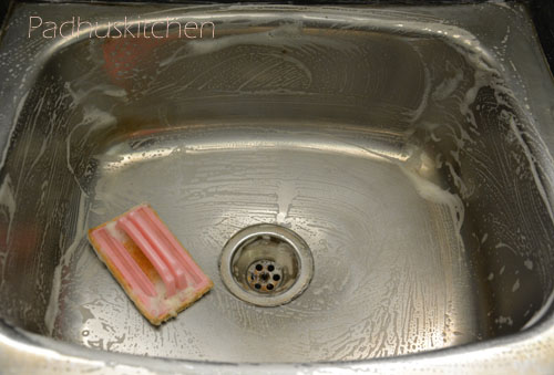 How To Clean A Kitchen Sink, From Faucet To Drain!