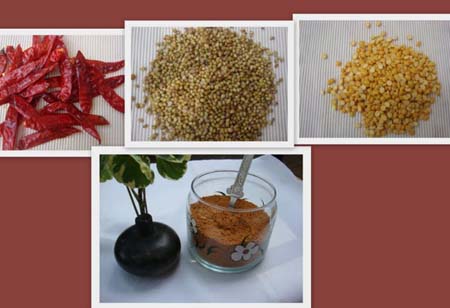 South Indian vegetable curry podi South Indian vegetable curry podi