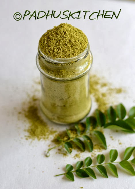 Curry leaves powder-Karuveppilai podi