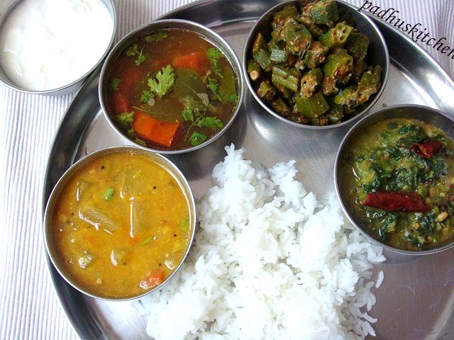 South Indian meals