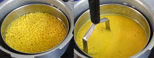 cooking tur dal 