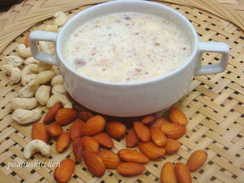 Almond Kheer Recipe