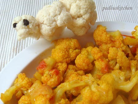 cauliflower curry recipe