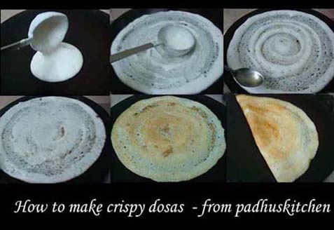 how to make dosa at home