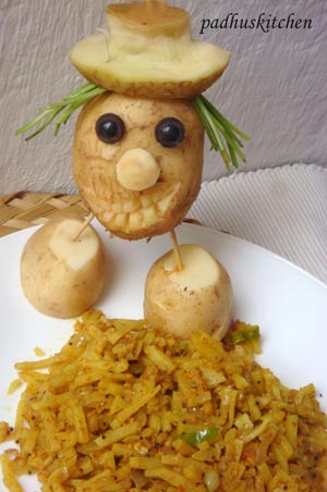 potato food art