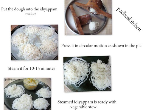 how to make idiyappam
