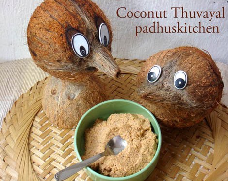coconut thuvaiyal-thengai thogayal