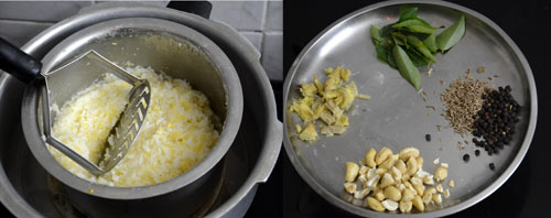 how to make ven pongal in pressure cooker