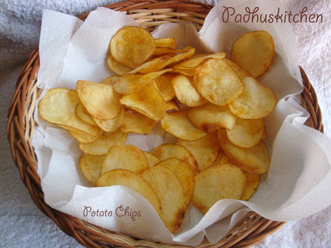 Homemade Potato Chips-Urulai Kizhangu Varuval