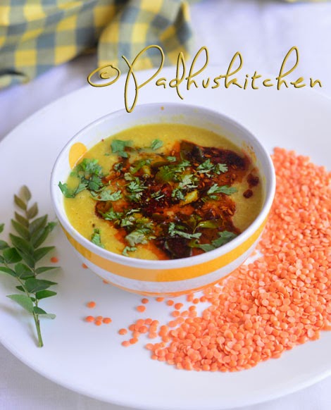 Masoor Dal Tadka-dal tadka recipe