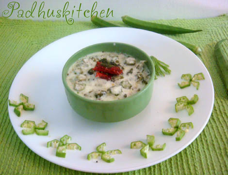 Vendakkai pachadi-Bhindi raita-Vendakka Kichadi