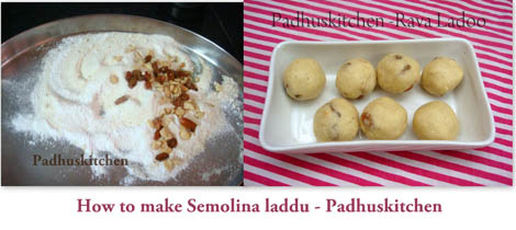 semolina laddu