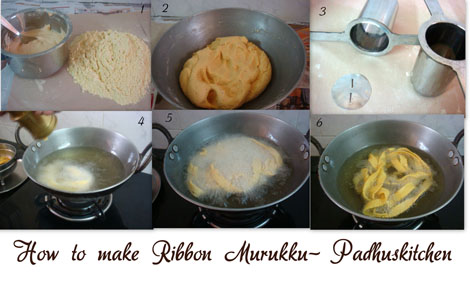 How to make ribbon murukku-ribbon pakoda