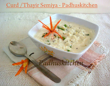 Thayir Semiya-Curd Semiya