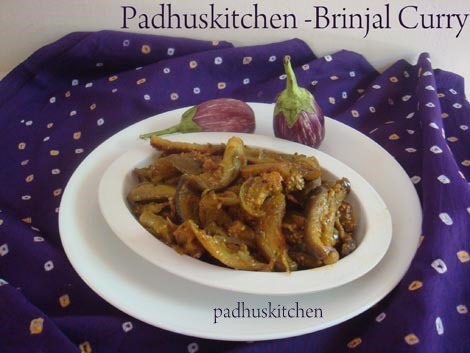 Brinjal curry-brinjal poriyal-Kathirikai Curry