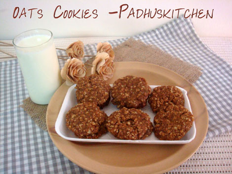 Eggless Oats cookies