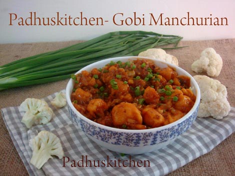 Gobi Manchurian gravy-Cauliflower Manchurian
