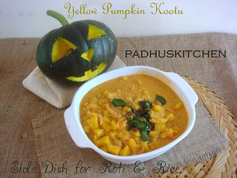 Parangikai Kootu-Yellow Pumpkin Gravy