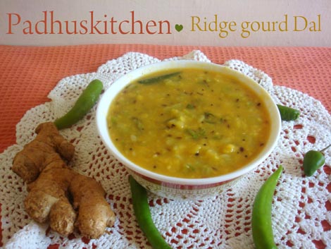 Ridge Gourd Dal-Turai ki dal