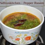 Pepper rasam-milagu rasam