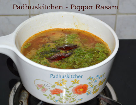 Pepper rasam-milagu rasam