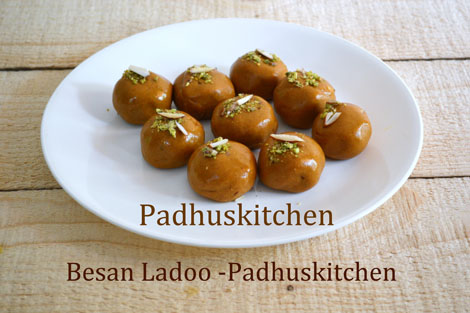 Besan Laddu-Besan ke ladoo