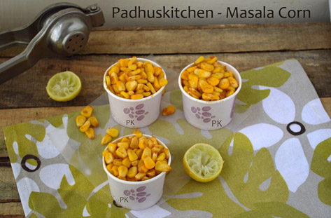 Masala corn-Sweet corn chaat