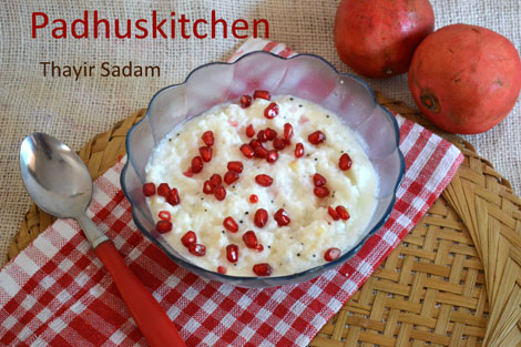 Curd rice-thayir sadam