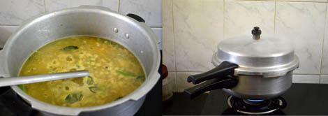 vegetable khichdi in pressure cooker 