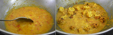 South Indian vada curry 