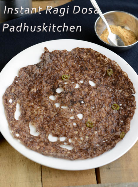 Instant ragi dosa 