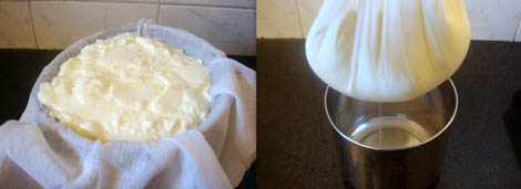 How to make hung curd
