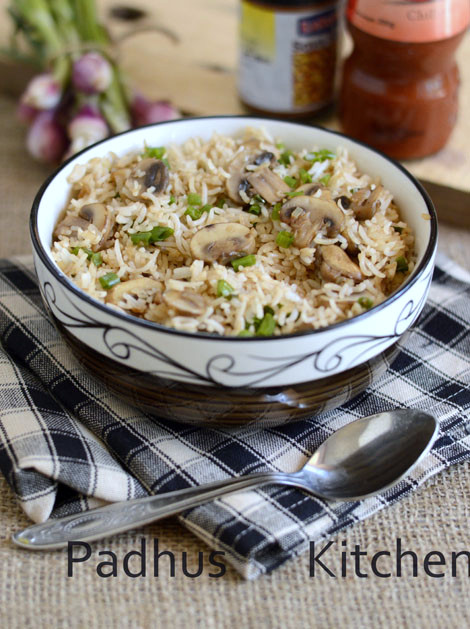 Mushroom Fried Rice