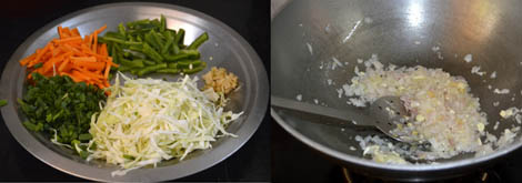 julienne vegetable for noodles