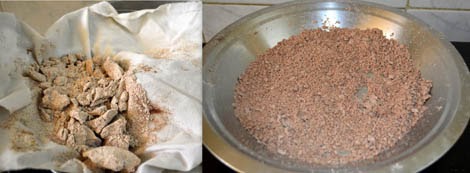 steamed ragi flour