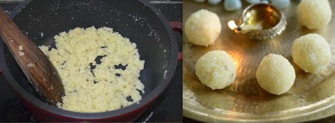 Coconut Laddu recipe 