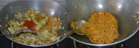 Vegetable stuffed paratha