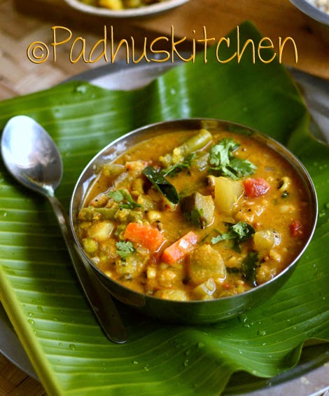 Mixed Vegetable Kootu-South Indian style