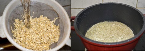 preparations to cook quinoa 
