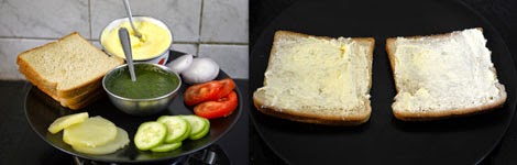 how to make vegetable sandwich toast