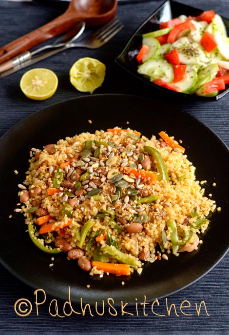 Vegetable Quinoa Pilaf Recipe with Pinto Beans