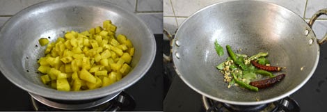how to make vazhakkai curry