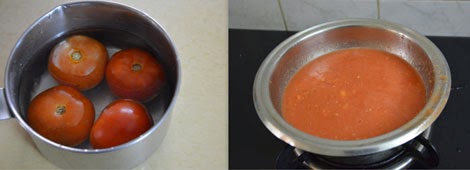blanching tomatoes 