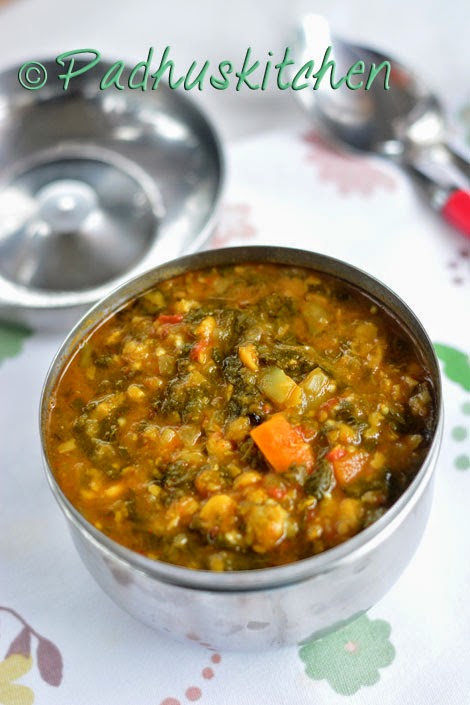 Sai Bhaji-Sindhi Sai Bhaji Recipe-Palak Recipes-Spinach with Vegetables ...