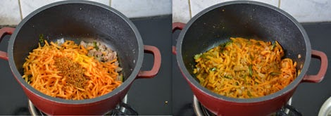 millet carrot rice 