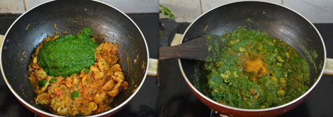 Spinach Mushroom Curry